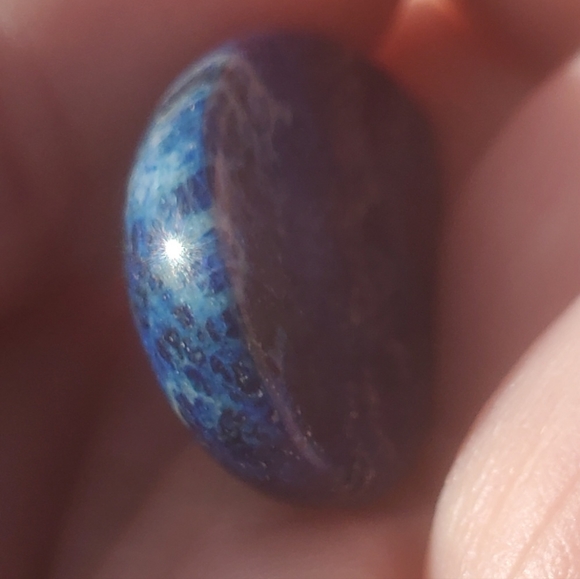 New Blue Fossil Teardrop Pendant. - Picture 6 of 16